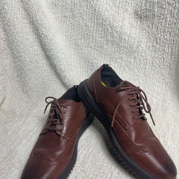 Cole Haan Men\'s Brown Leather Oxfords main image 4